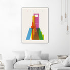 Shapes of Madrid by Yoni Alter on GIANT ART - photo illustration