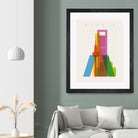 Shapes of Madrid by Yoni Alter on GIANT ART - photo illustration