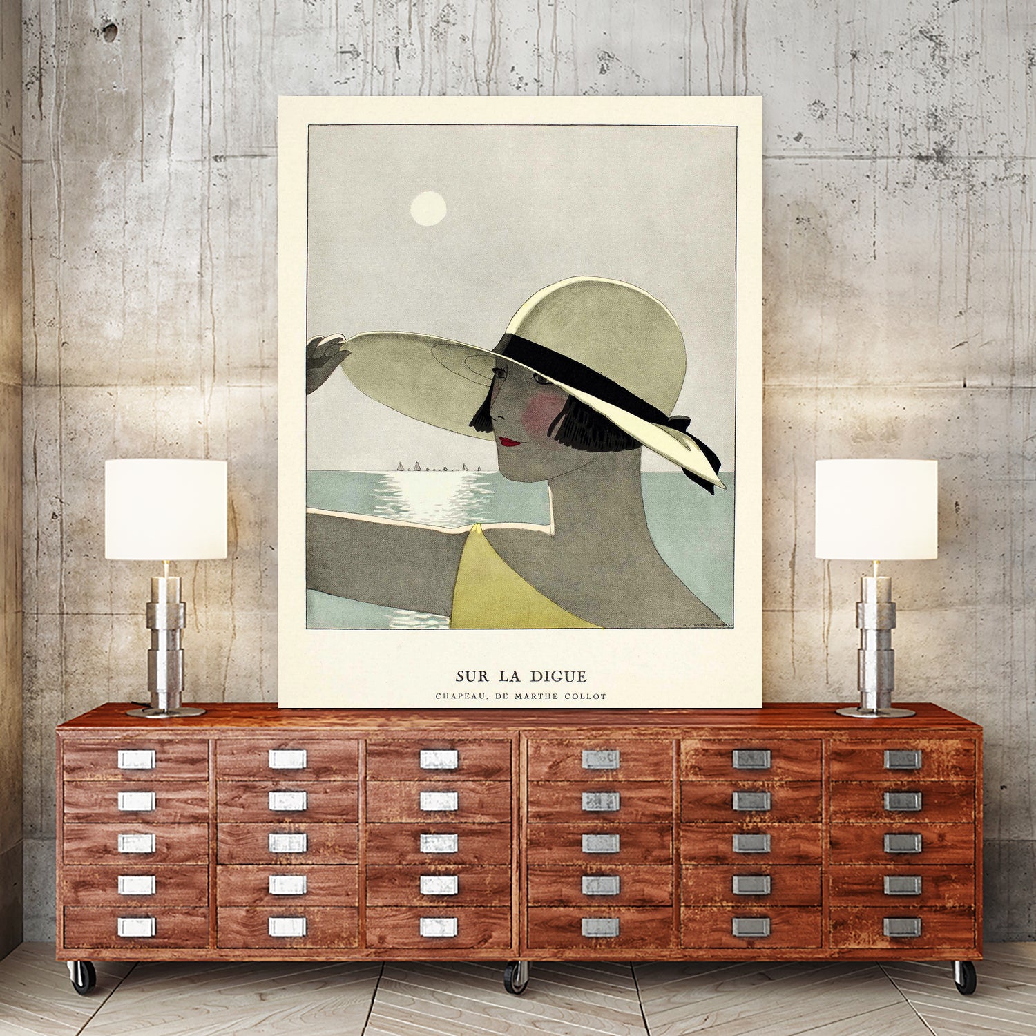 Sur la digue - Marty by Denver Dhlamini on GIANT ART - white digital painting