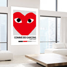 Red Hearts Eyes Hypebeast Luxury Fashion Poster by XingChen Lu on GIANT ART - red typography