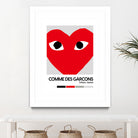 Red Hearts Eyes Hypebeast Luxury Fashion Poster by XingChen Lu on GIANT ART - red typography