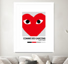 Red Hearts Eyes Hypebeast Luxury Fashion Poster by XingChen Lu on GIANT ART - red typography