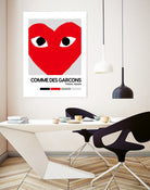 Red Hearts Eyes Hypebeast Luxury Fashion Poster by XingChen Lu on GIANT ART - red typography