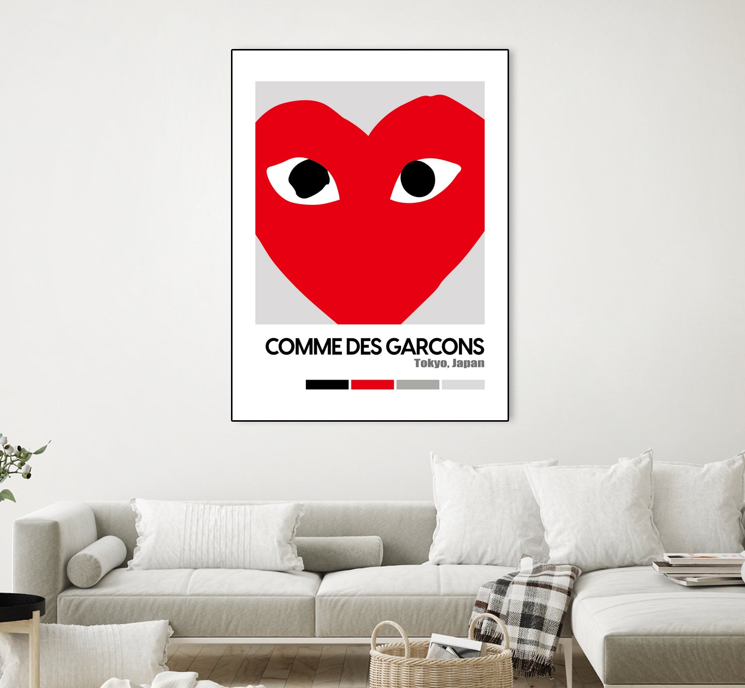 Red Hearts Eyes Hypebeast Luxury Fashion Poster by XingChen Lu on GIANT ART - red typography