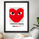 Red Hearts Eyes Hypebeast Luxury Fashion Poster by XingChen Lu on GIANT ART - red typography