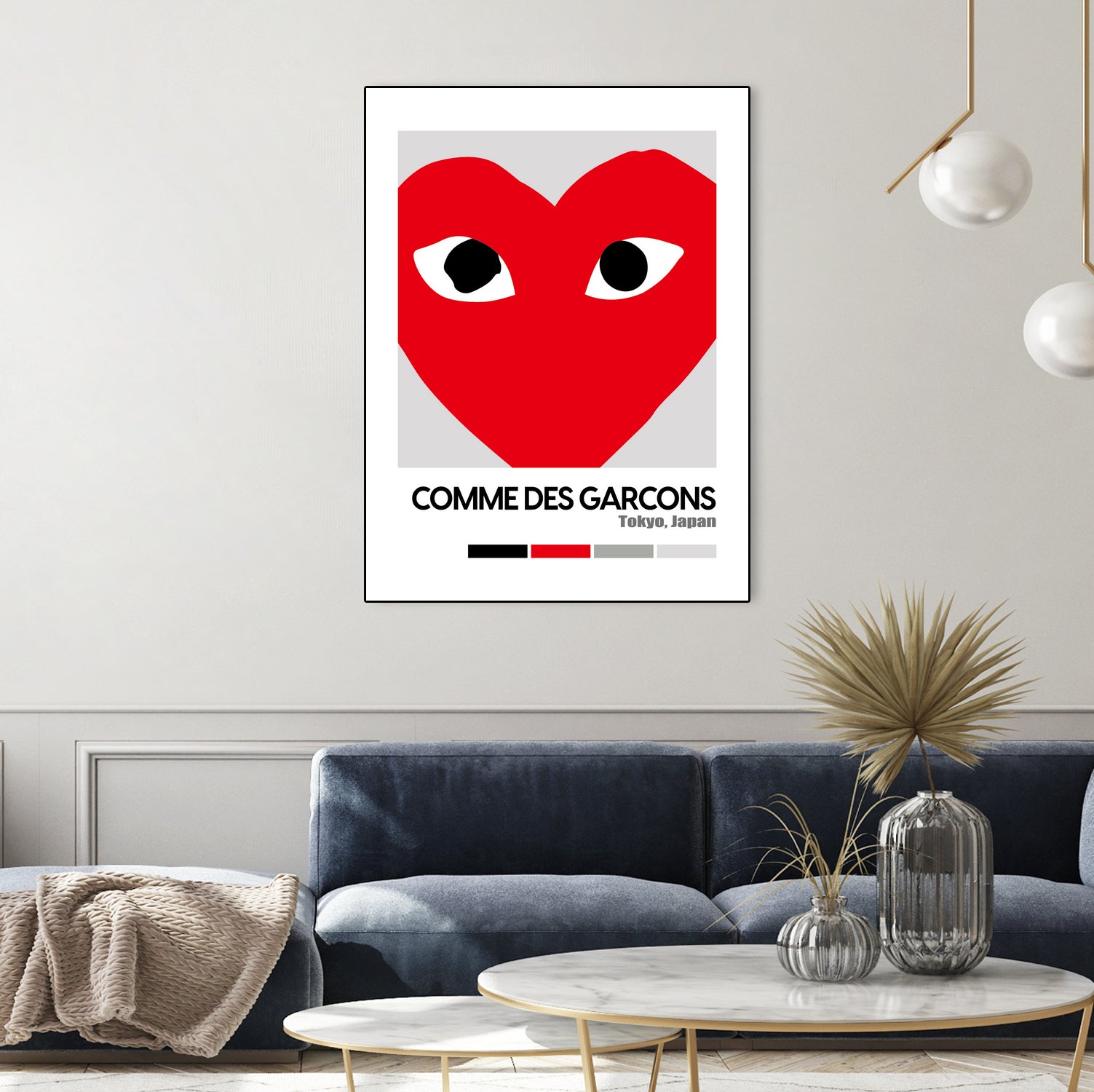 Red Hearts Eyes Hypebeast Luxury Fashion Poster by XingChen Lu on GIANT ART - red typography