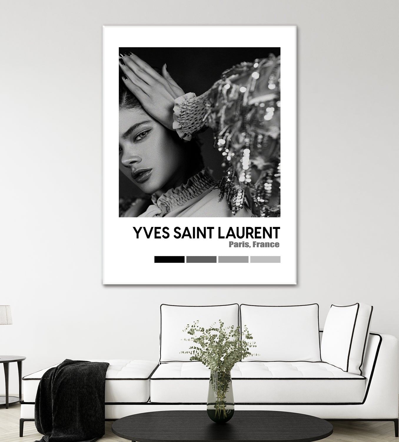 Luxury Super Model Hypebeast Luxury Fashion Poster by XingChen Lu on GIANT ART - gray typography