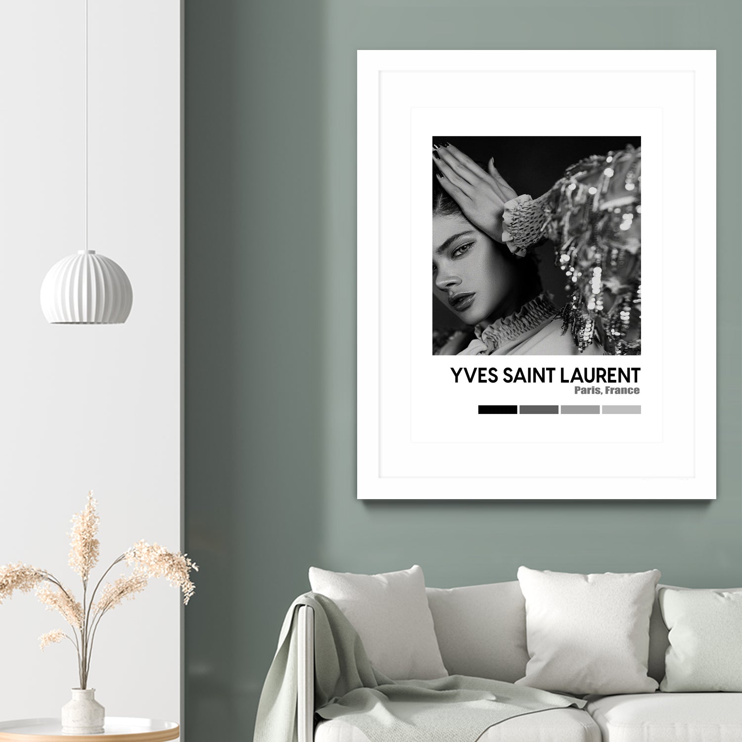 Luxury Super Model Hypebeast Luxury Fashion Poster by XingChen Lu on GIANT ART - gray typography