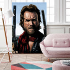 Clint Eastwood - The Outlaw Josey Wales by Dan Avenell on GIANT ART - brown mixed media