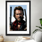 Clint Eastwood - The Outlaw Josey Wales by Dan Avenell on GIANT ART - brown mixed media