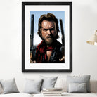 Clint Eastwood - The Outlaw Josey Wales by Dan Avenell on GIANT ART - brown mixed media