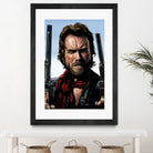 Clint Eastwood - The Outlaw Josey Wales by Dan Avenell on GIANT ART - brown mixed media