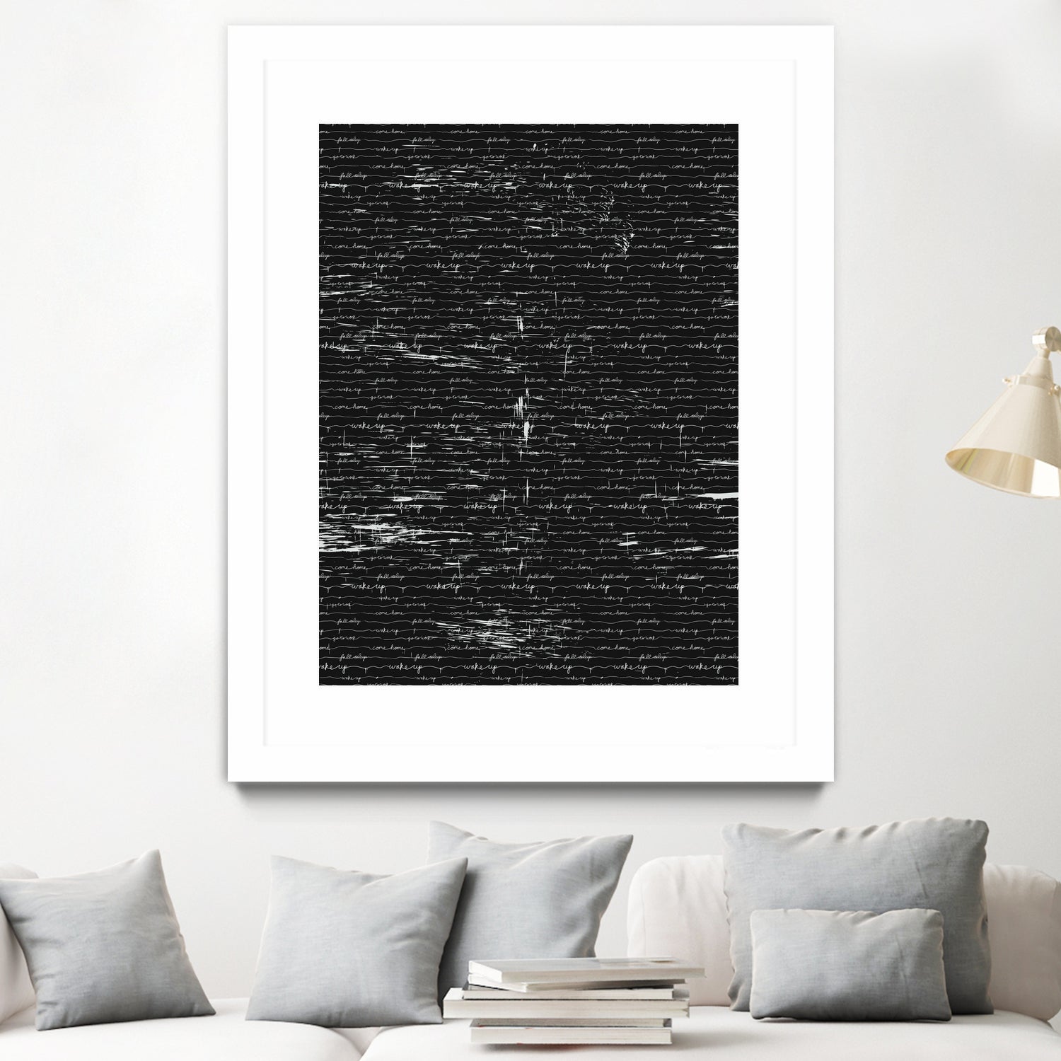 Wake Up by Sabrina Pearcy on GIANT ART - black typography