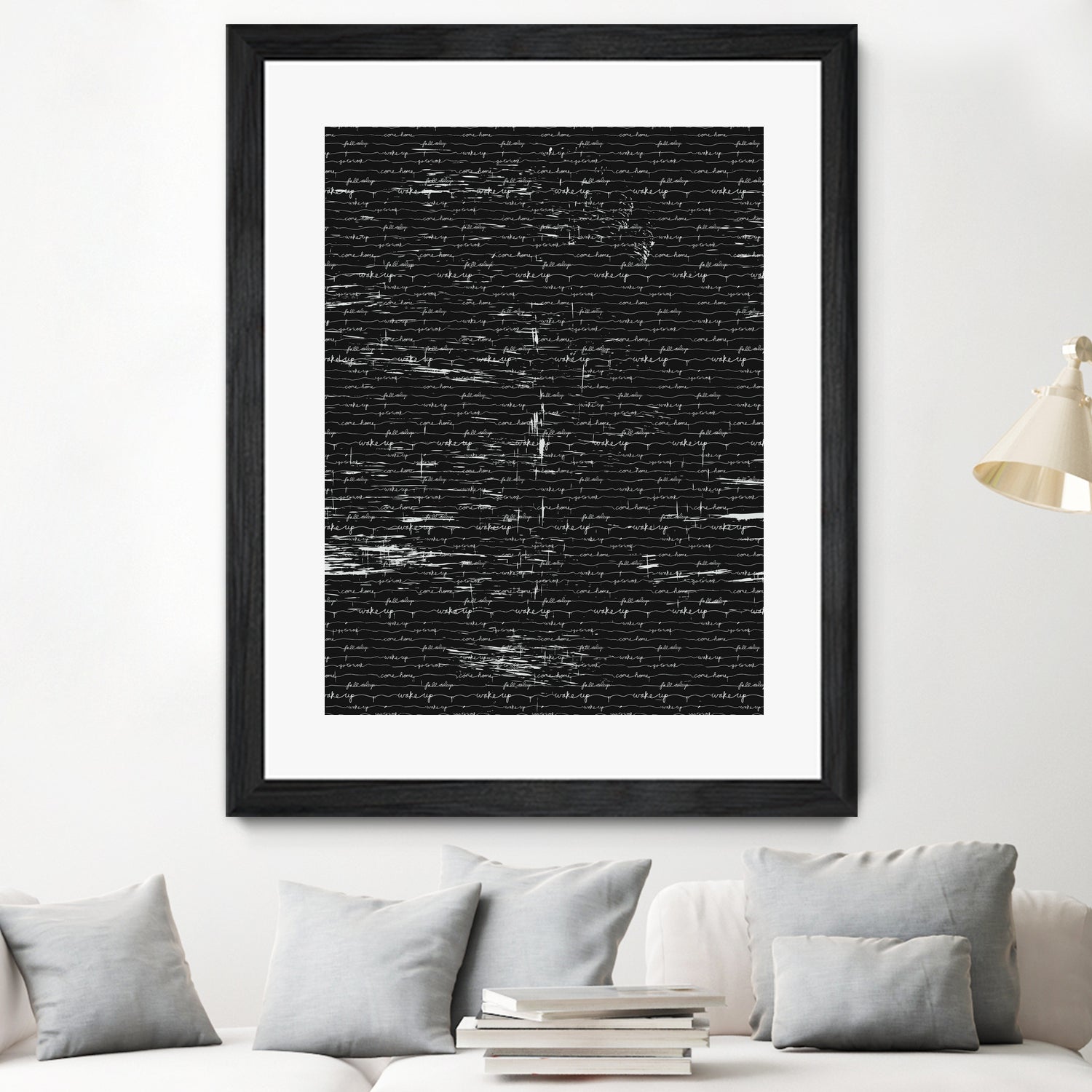 Wake Up by Sabrina Pearcy on GIANT ART - black typography