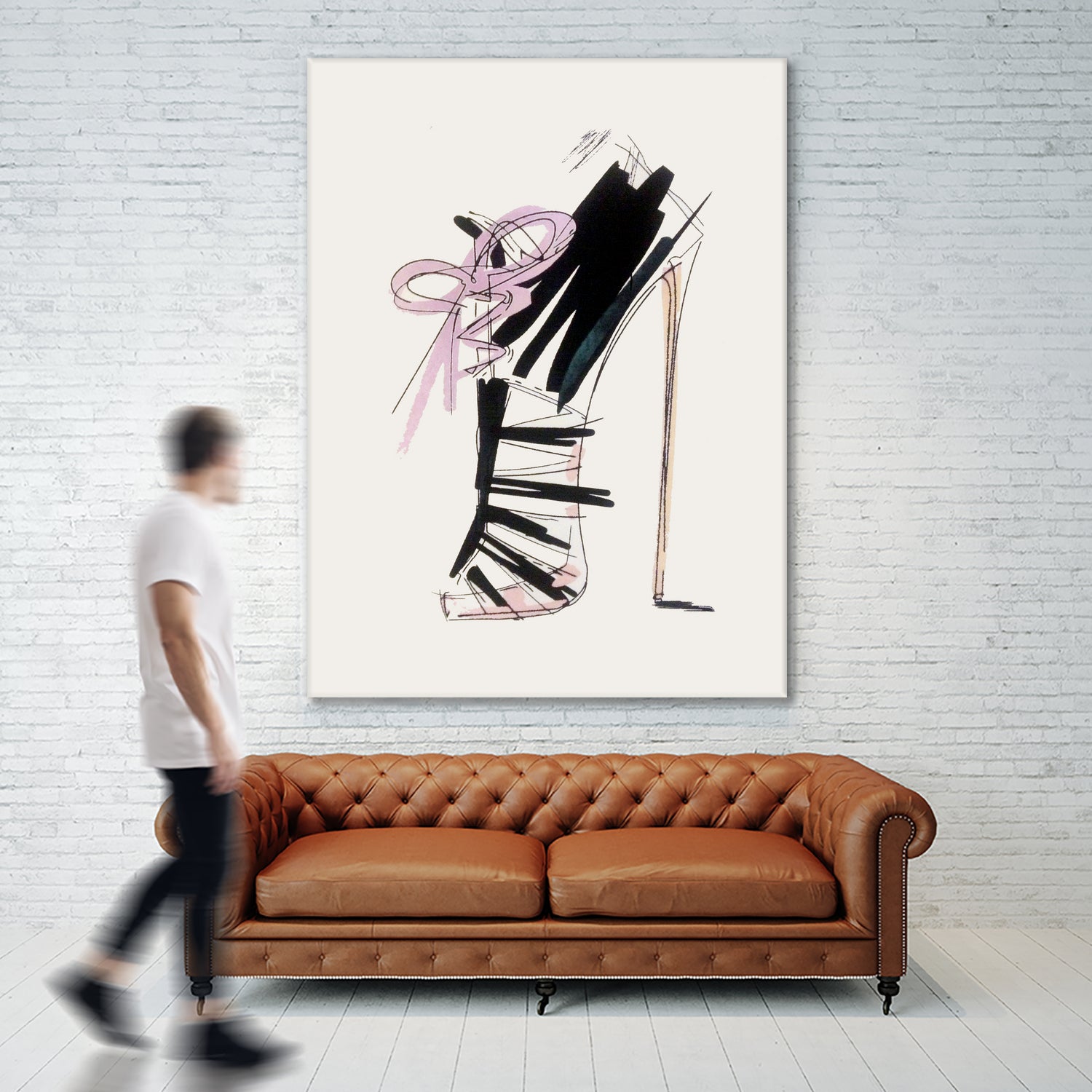 highheel by Jana Gerstenmaier on GIANT ART - black photo illustration