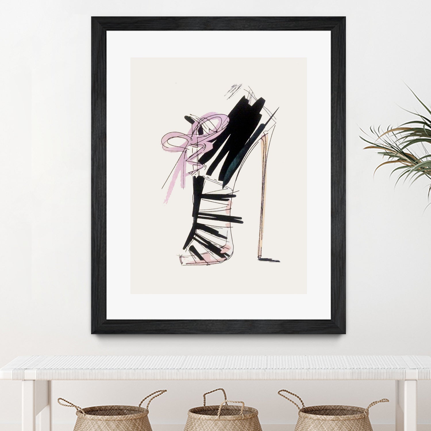 highheel by Jana Gerstenmaier on GIANT ART - black photo illustration