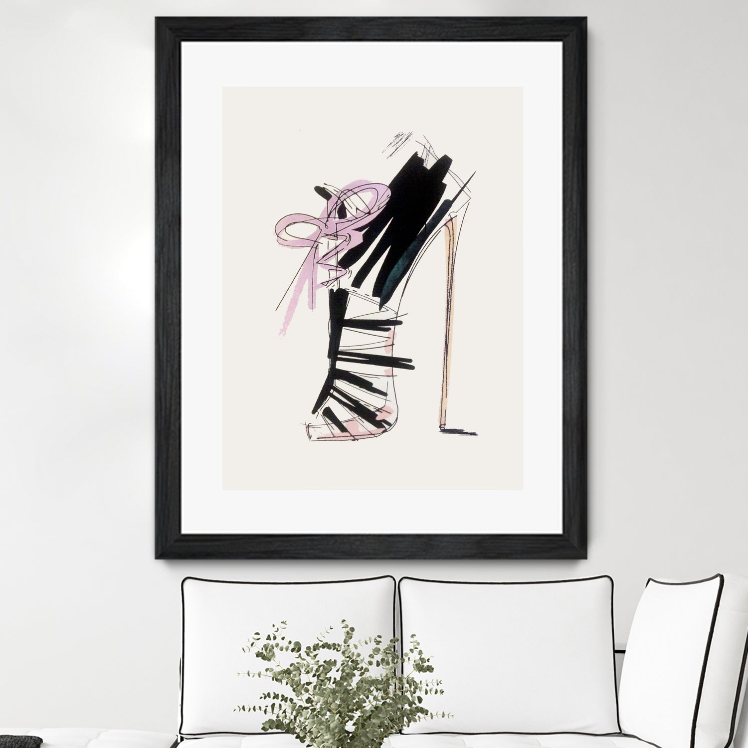 highheel by Jana Gerstenmaier on GIANT ART - black photo illustration