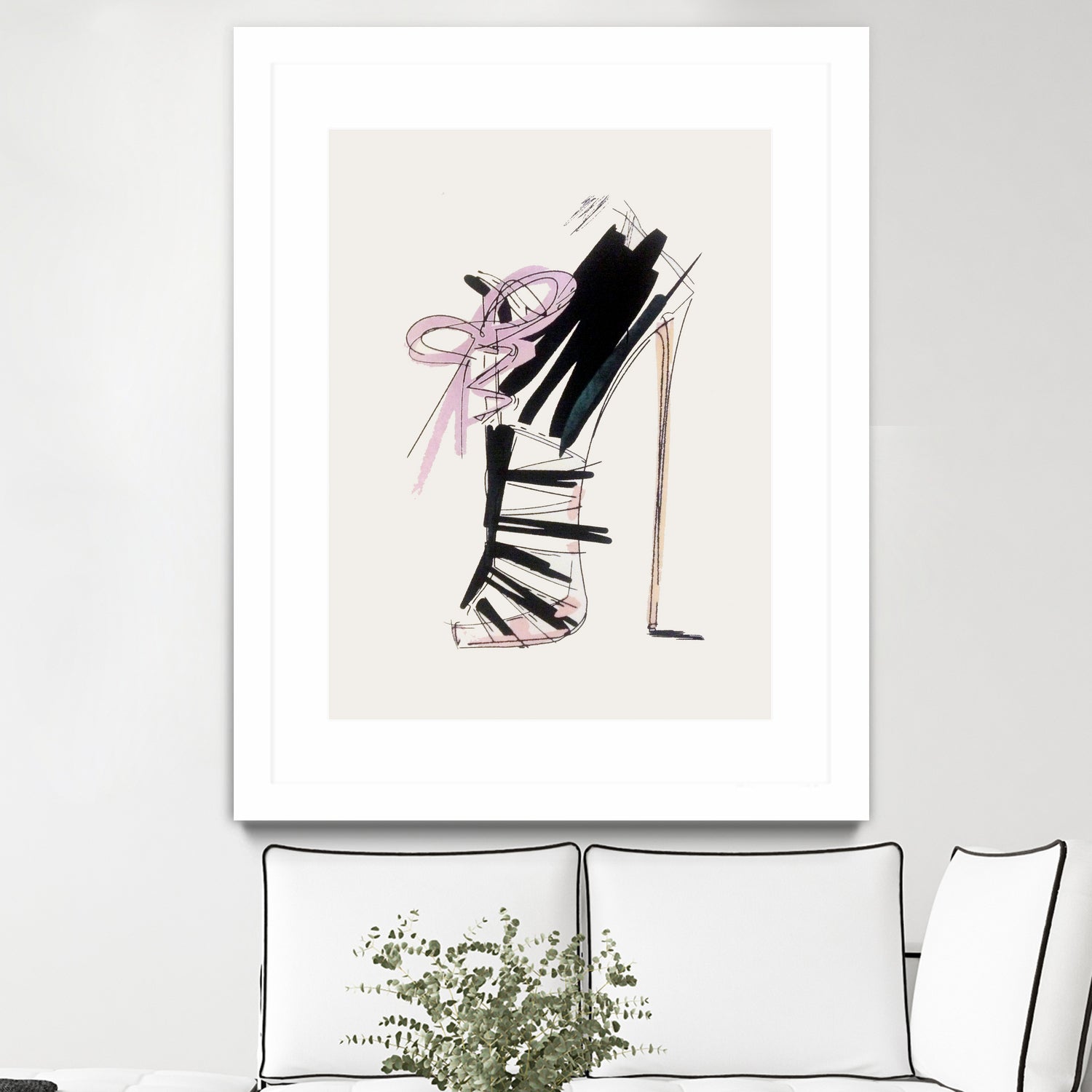 highheel by Jana Gerstenmaier on GIANT ART - black photo illustration