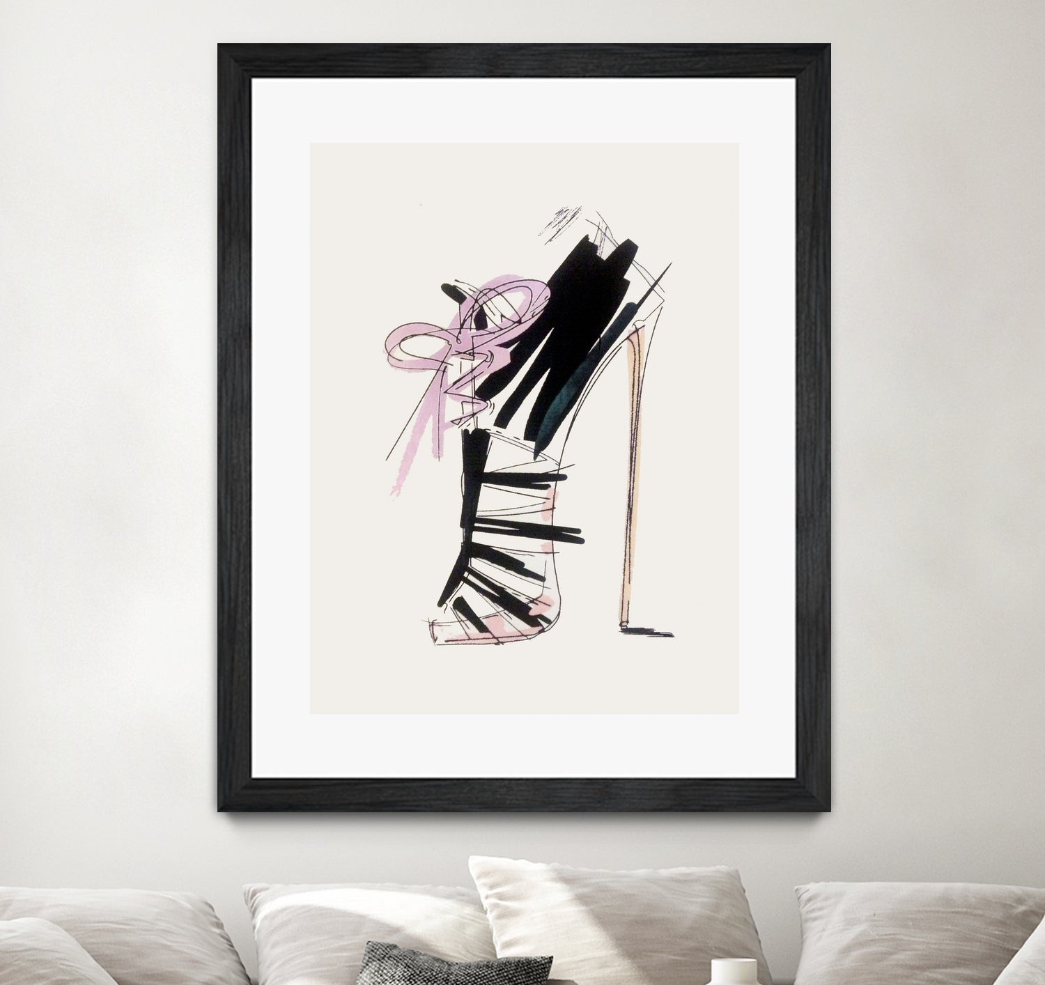 highheel by Jana Gerstenmaier on GIANT ART - black photo illustration