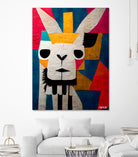 Abstract Art Alpaca by Ramon Souza on GIANT ART - white digital painting