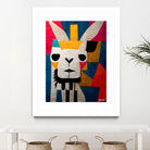 Abstract Art Alpaca by Ramon Souza on GIANT ART - white digital painting