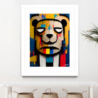 Abstract Art bear by Ramon Souza on GIANT ART - yellow digital painting