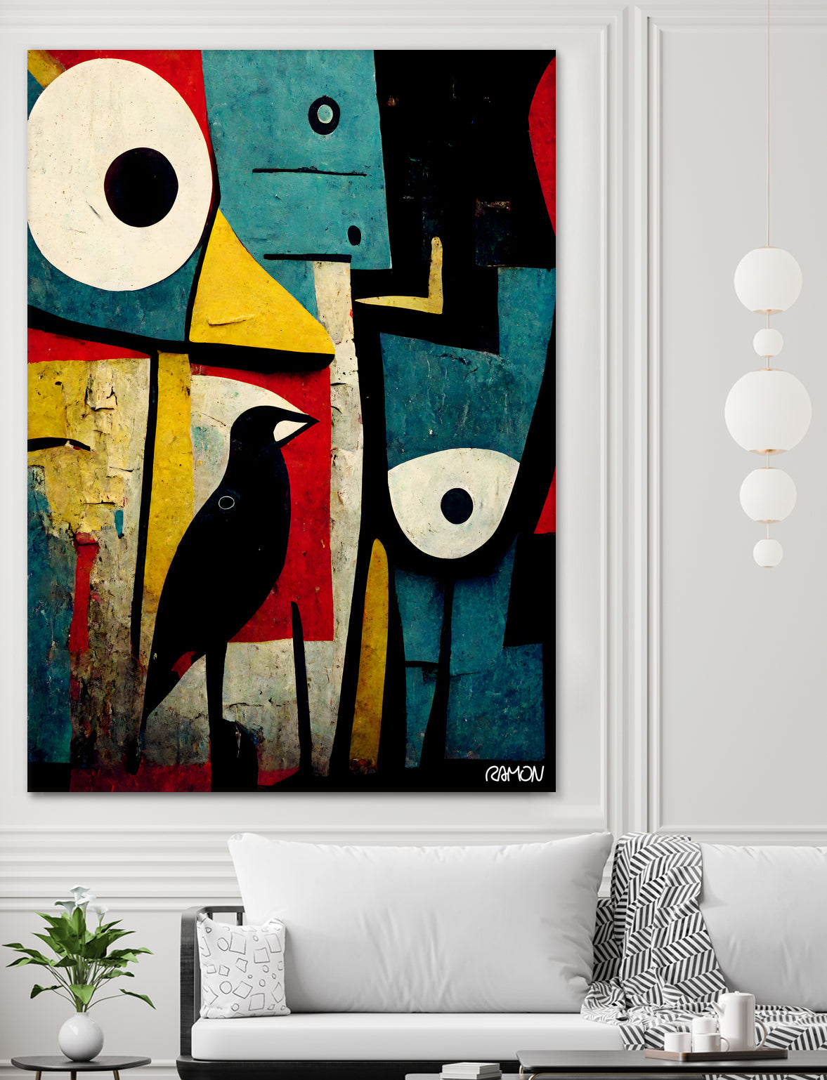 Birds Eye by Ramon Souza on GIANT ART - white digital painting