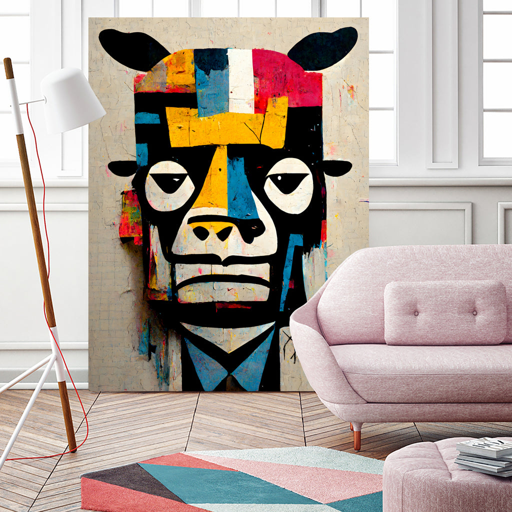 Cowman by Ramon Souza on GIANT ART - white digital painting