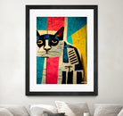 Abstract Art Cat by Ramon Souza on GIANT ART - white digital painting