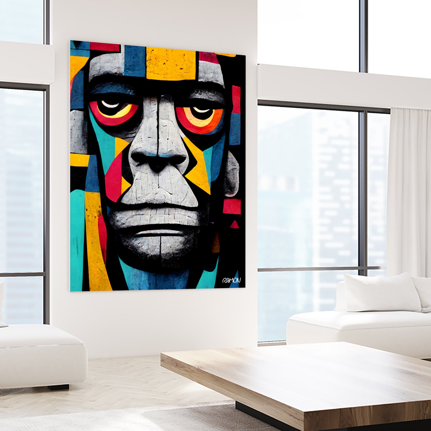 African Gorilla by Ramon Souza on GIANT ART - black digital painting