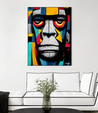 African Gorilla by Ramon Souza on GIANT ART - black digital painting