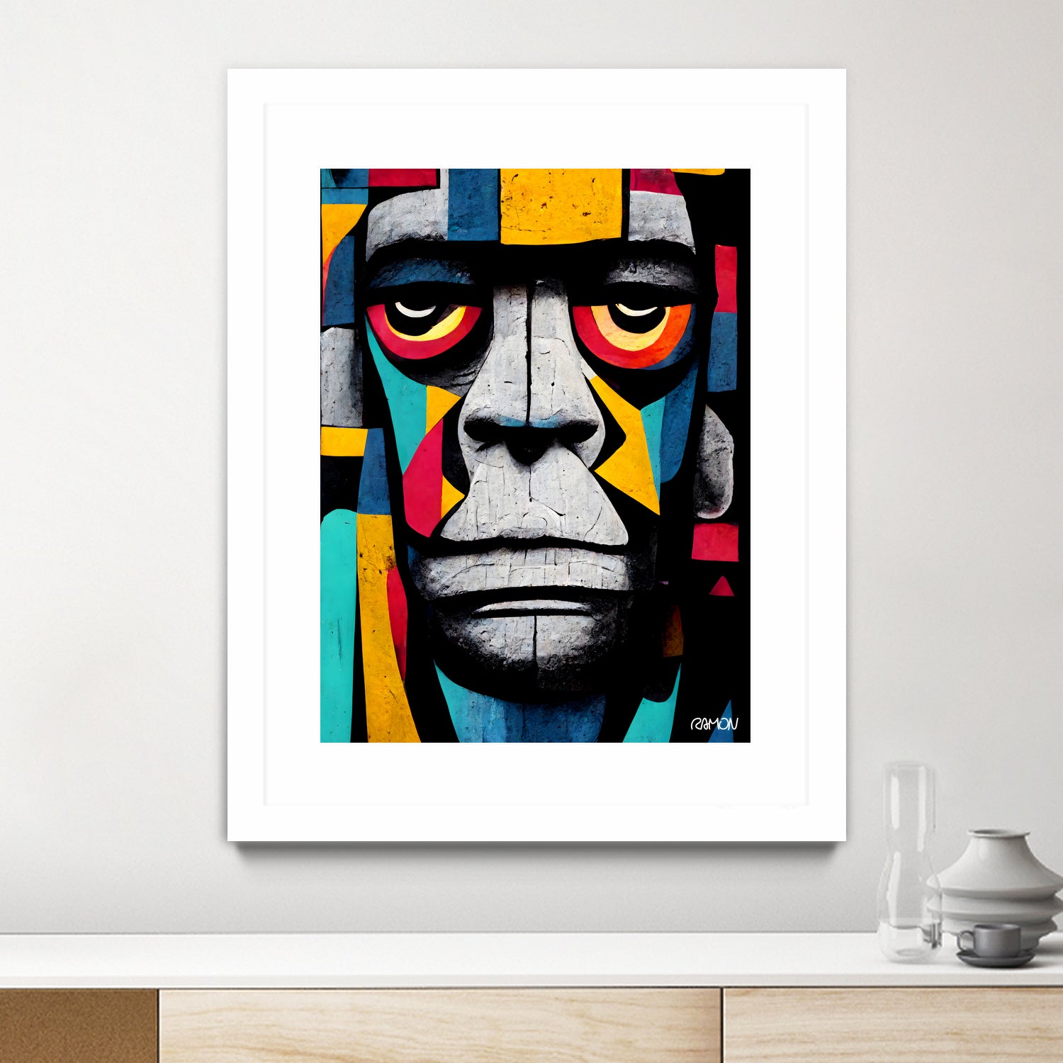 African Gorilla by Ramon Souza on GIANT ART - black digital painting