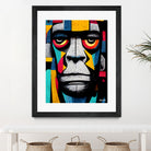 African Gorilla by Ramon Souza on GIANT ART - black digital painting