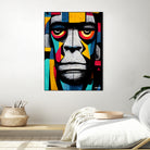 African Gorilla by Ramon Souza on GIANT ART - black digital painting