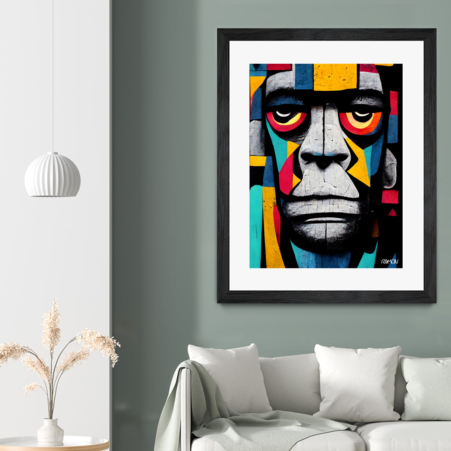 African Gorilla by Ramon Souza on GIANT ART - black digital painting