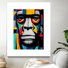 African Gorilla by Ramon Souza on GIANT ART - black digital painting