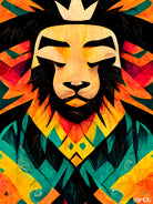 Lion King by Ramon Souza on GIANT ART - yellow digital painting