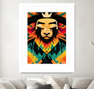 Lion King by Ramon Souza on GIANT ART - yellow digital painting