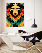 Lion King by Ramon Souza on GIANT ART - yellow digital painting