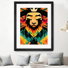 Lion King by Ramon Souza on GIANT ART - yellow digital painting