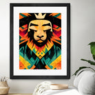 Lion King by Ramon Souza on GIANT ART - yellow digital painting