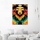 Lion King by Ramon Souza on GIANT ART - yellow digital painting