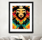 Lion King by Ramon Souza on GIANT ART - yellow digital painting