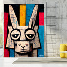 Einstain llama by Ramon Souza on GIANT ART - white digital painting