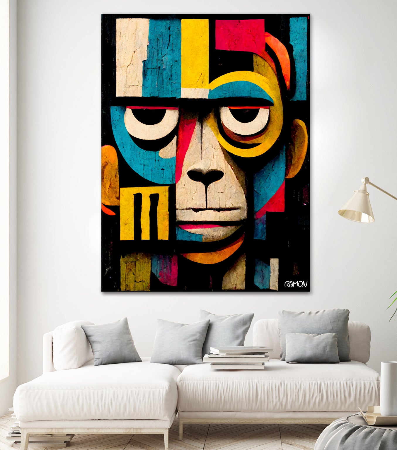 Abstract Art Monkey by Ramon Souza on GIANT ART - black digital painting