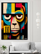 Abstract Art Monkey by Ramon Souza on GIANT ART - black digital painting