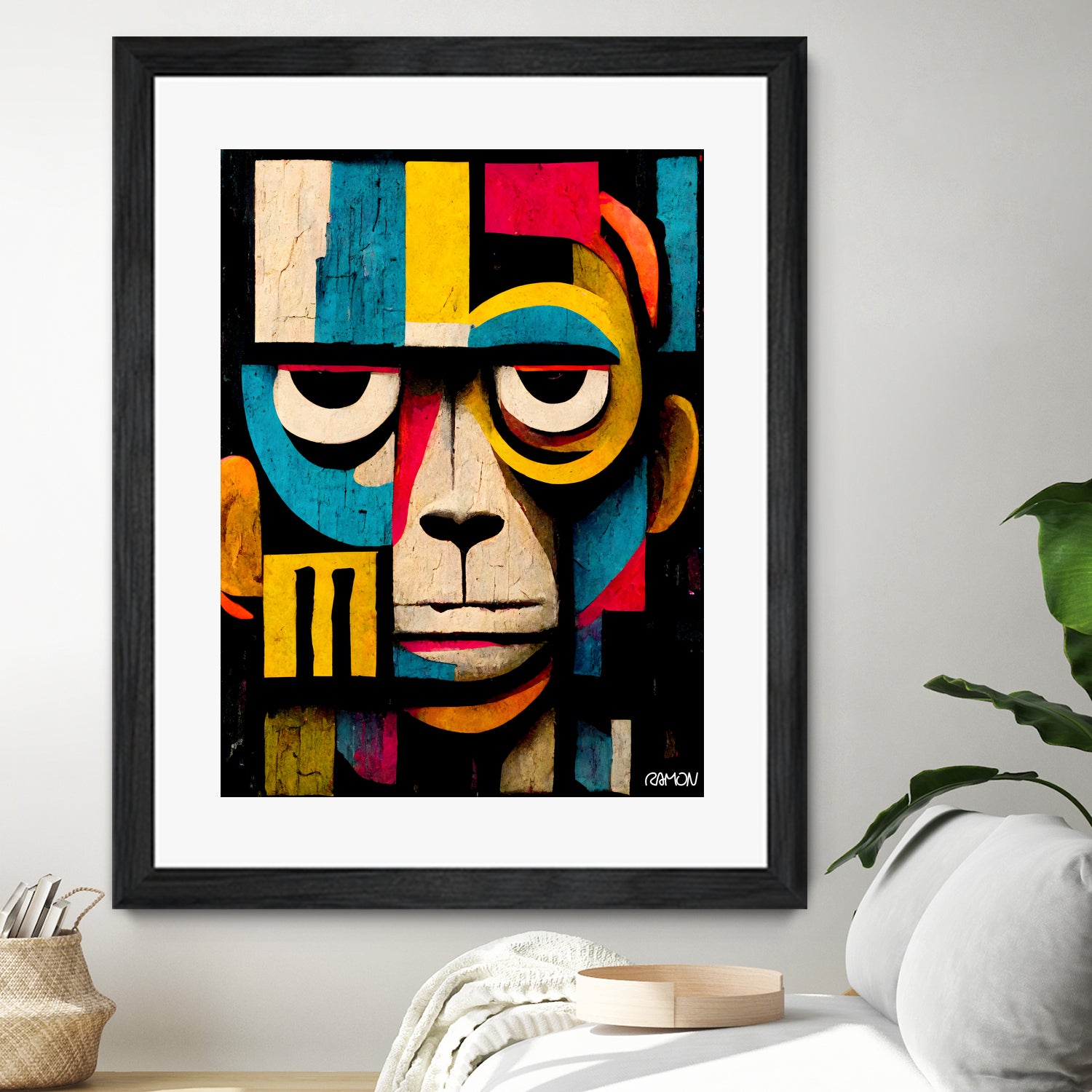 Abstract Art Monkey by Ramon Souza on GIANT ART - black digital painting