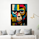 Abstract Art Monkey by Ramon Souza on GIANT ART - black digital painting