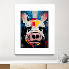 White Pig by Ramon Souza on GIANT ART - white digital painting