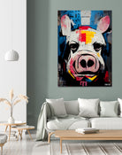 White Pig by Ramon Souza on GIANT ART - white digital painting